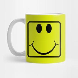 Green Shirt Guy Rectangular  Smile Face Mug